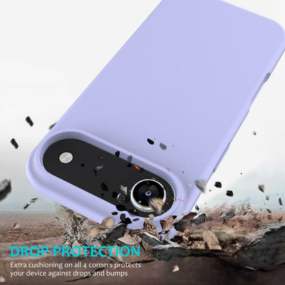 For iPhone Air Solid Color Silicone Phone Case(Purple) - iPhone Air Cases by buy2fix | Online Shopping UK | buy2fix