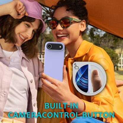 For iPhone Air Solid Color Silicone Phone Case(Purple) - iPhone Air Cases by buy2fix | Online Shopping UK | buy2fix