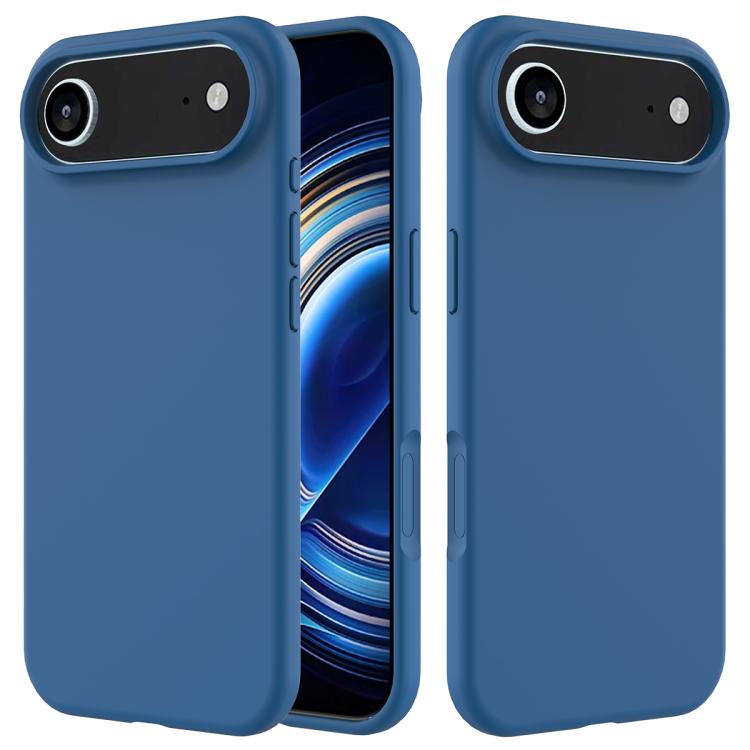 For iPhone Air Solid Color Silicone Phone Case(Cobalt Blue) - iPhone Air Cases by buy2fix | Online Shopping UK | buy2fix