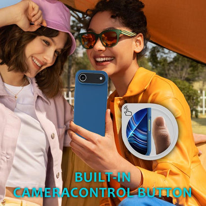 For iPhone Air Solid Color Silicone Phone Case(Cobalt Blue) - iPhone Air Cases by buy2fix | Online Shopping UK | buy2fix