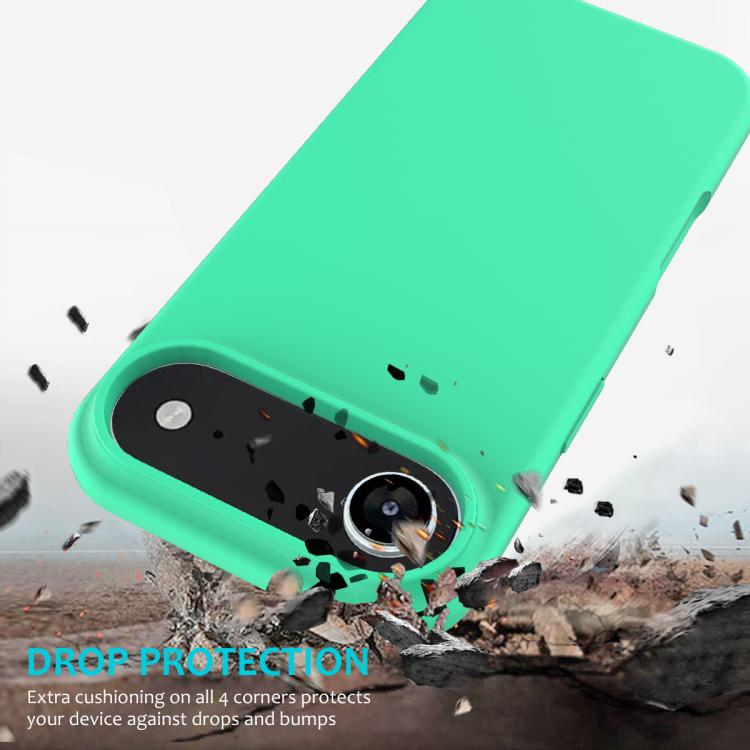 For iPhone Air Solid Color Silicone Phone Case(Green) - iPhone Air Cases by buy2fix | Online Shopping UK | buy2fix