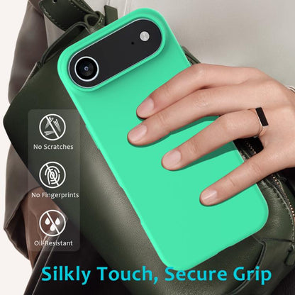 For iPhone Air Solid Color Silicone Phone Case(Green) - iPhone Air Cases by buy2fix | Online Shopping UK | buy2fix