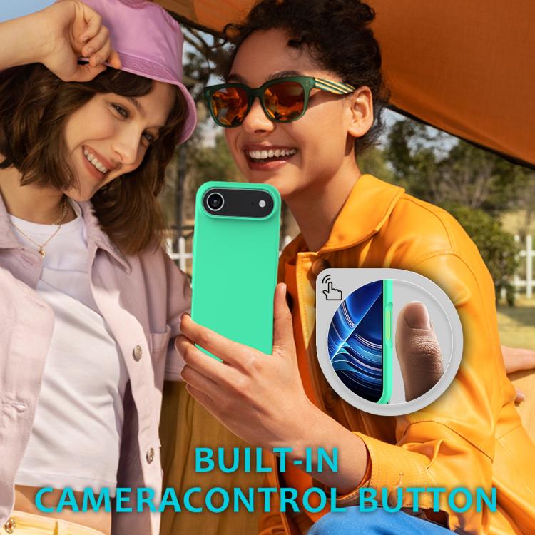 For iPhone Air Solid Color Silicone Phone Case(Green) - iPhone Air Cases by buy2fix | Online Shopping UK | buy2fix