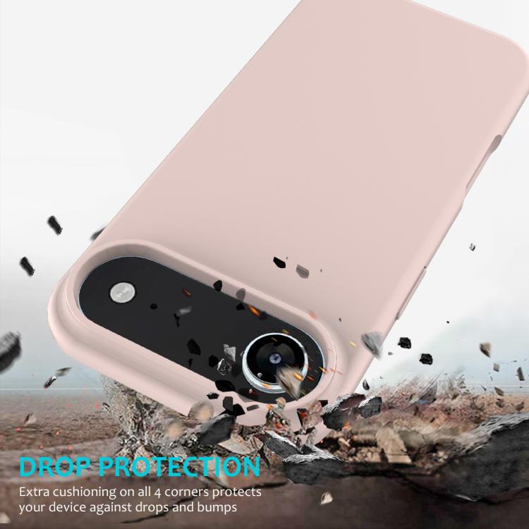 For iPhone Air Solid Color Silicone Phone Case(Sand Pink) - iPhone Air Cases by buy2fix | Online Shopping UK | buy2fix