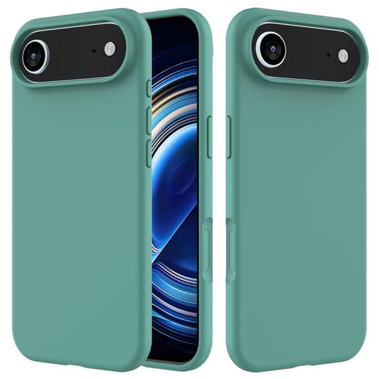 For iPhone Air Solid Color Silicone Phone Case(Pine Needle Green) - iPhone Air Cases by buy2fix | Online Shopping UK | buy2fix