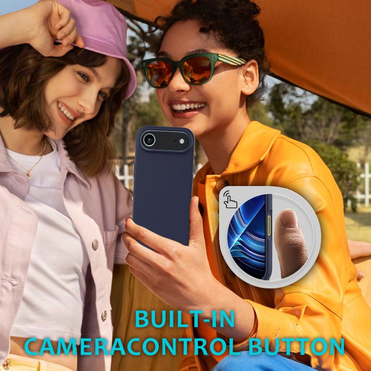 For iPhone Air Solid Color Silicone Phone Case(Midnight Blue) - iPhone Air Cases by buy2fix | Online Shopping UK | buy2fix