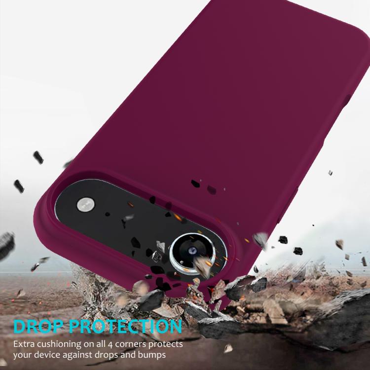 For iPhone Air Solid Color Silicone Phone Case(Violet) - iPhone Air Cases by buy2fix | Online Shopping UK | buy2fix