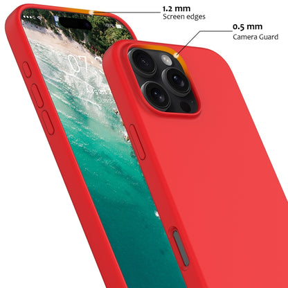 For iPhone 16 Pro Shockproof Silicone Magsafe Phone Case(Red) by buy2fix