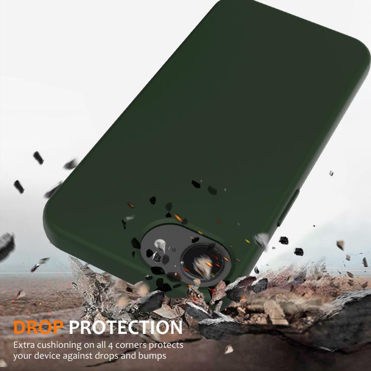 For iPhone 16e Shockproof Silicone Magsafe Phone Case(Dark Green) - iPhone 16e Cases by buy2fix | Online Shopping UK | buy2fix