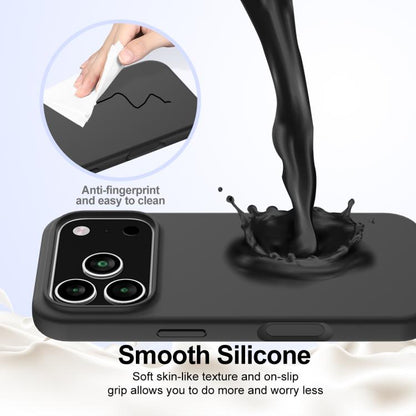 For iPhone 17 Pro Max Shockproof Silicone Magsafe Phone Case(Black) - iPhone 17 Pro Max Cases by buy2fix | Online Shopping UK | buy2fix