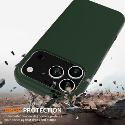 For iPhone 17 Pro Max Shockproof Silicone Magsafe Phone Case(Dark Green) - iPhone 17 Pro Max Cases by buy2fix | Online Shopping UK | buy2fix