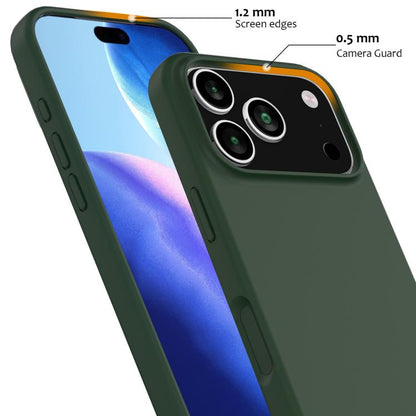 For iPhone 17 Pro Max Shockproof Silicone Magsafe Phone Case(Dark Green) - iPhone 17 Pro Max Cases by buy2fix | Online Shopping UK | buy2fix