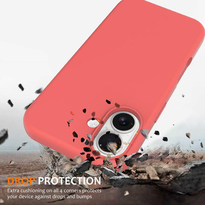 For iPhone 17 Shockproof Silicone Magsafe Phone Case(Pink Orange) - iPhone 17 Cases by buy2fix | Online Shopping UK | buy2fix