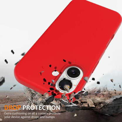 For iPhone 17 Shockproof Silicone Magsafe Phone Case(Red) - iPhone 17 Cases by buy2fix | Online Shopping UK | buy2fix