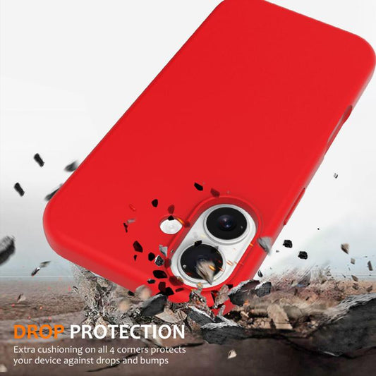 For iPhone 17 Shockproof Silicone Magsafe Phone Case(Red) - iPhone 17 Cases by buy2fix | Online Shopping UK | buy2fix