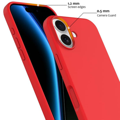 For iPhone 17 Shockproof Silicone Magsafe Phone Case(Red) - iPhone 17 Cases by buy2fix | Online Shopping UK | buy2fix