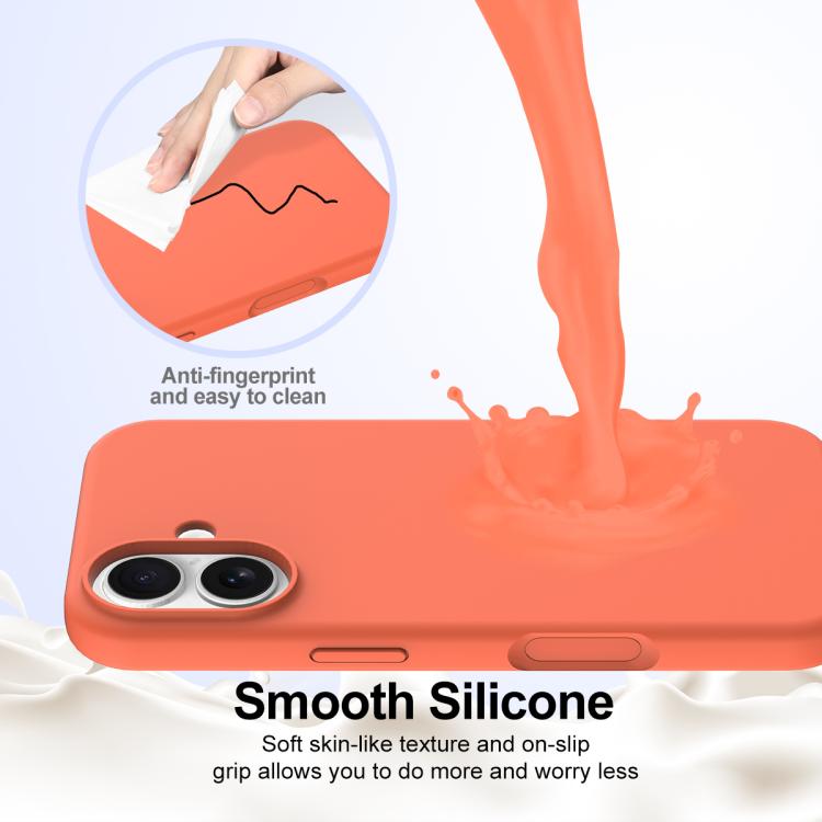 For iPhone 17 Shockproof Silicone Magsafe Phone Case(Gold Orange) - iPhone 17 Cases by buy2fix | Online Shopping UK | buy2fix