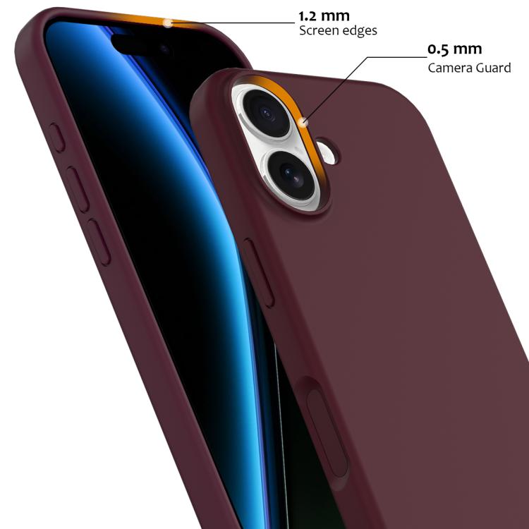 For iPhone 17 Shockproof Silicone Magsafe Phone Case(Plum Color) - iPhone 17 Cases by buy2fix | Online Shopping UK | buy2fix