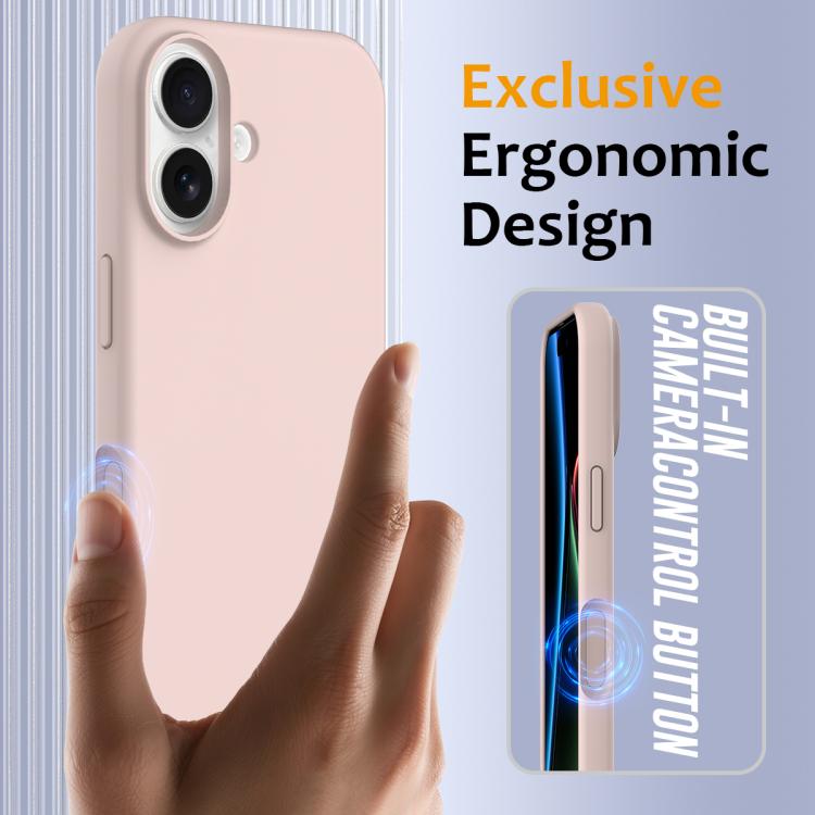 For iPhone 17 Shockproof Silicone Magsafe Phone Case(Sand Pink) - iPhone 17 Cases by buy2fix | Online Shopping UK | buy2fix