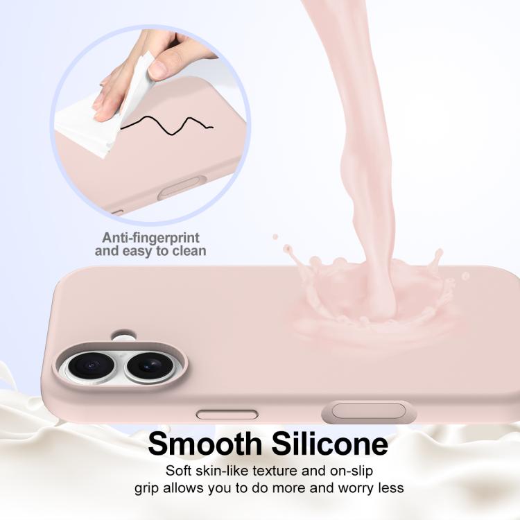 For iPhone 17 Shockproof Silicone Magsafe Phone Case(Sand Pink) - iPhone 17 Cases by buy2fix | Online Shopping UK | buy2fix