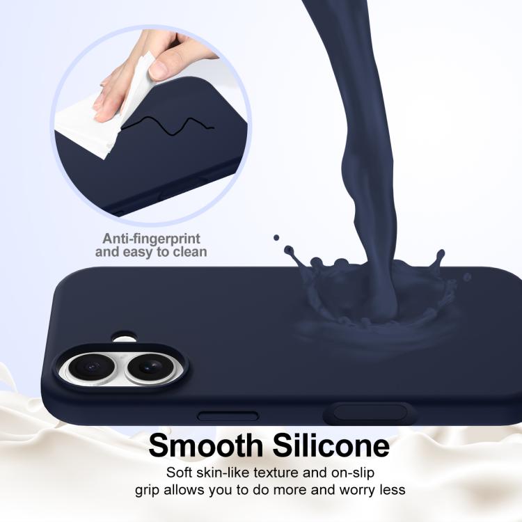 For iPhone 17 Shockproof Silicone Magsafe Phone Case(Navy Blue) - iPhone 17 Cases by buy2fix | Online Shopping UK | buy2fix