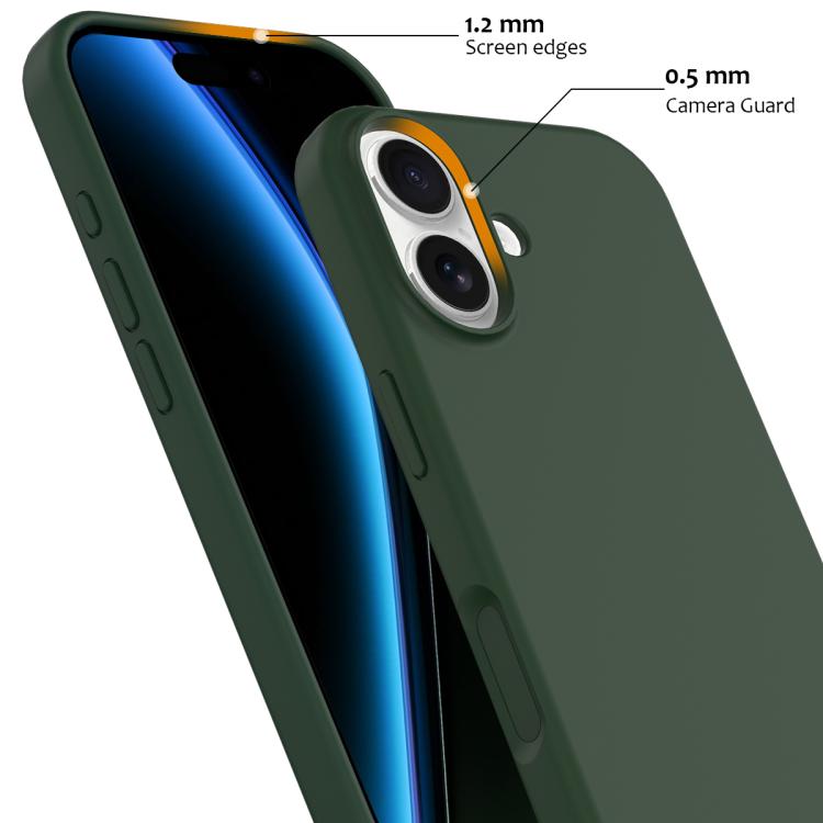 For iPhone 17 Shockproof Silicone Magsafe Phone Case(Dark Green) - iPhone 17 Cases by buy2fix | Online Shopping UK | buy2fix