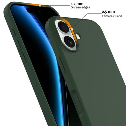 For iPhone 17 Shockproof Silicone Magsafe Phone Case(Dark Green) - iPhone 17 Cases by buy2fix | Online Shopping UK | buy2fix