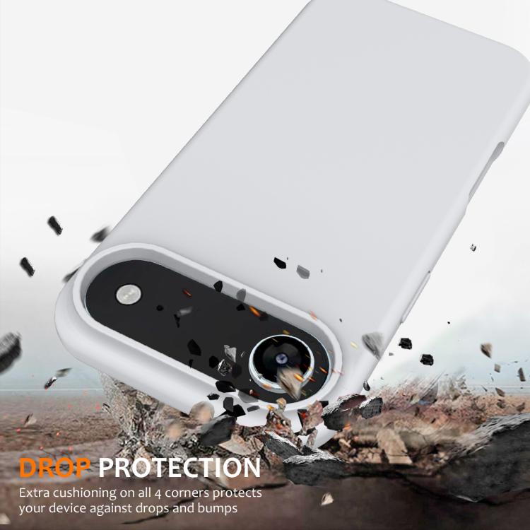 For iPhone Air Shockproof Silicone Magsafe Phone Case(White) - iPhone Air Cases by buy2fix | Online Shopping UK | buy2fix