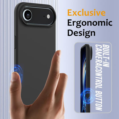 For iPhone Air Shockproof Silicone Magsafe Phone Case(Black) - iPhone Air Cases by buy2fix | Online Shopping UK | buy2fix