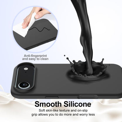 For iPhone Air Shockproof Silicone Magsafe Phone Case(Black) - iPhone Air Cases by buy2fix | Online Shopping UK | buy2fix