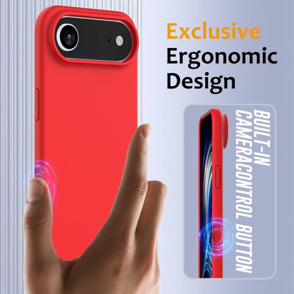 For iPhone Air Shockproof Silicone Magsafe Phone Case(Red) - iPhone Air Cases by buy2fix | Online Shopping UK | buy2fix