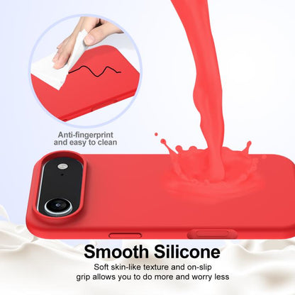 For iPhone Air Shockproof Silicone Magsafe Phone Case(Red) - iPhone Air Cases by buy2fix | Online Shopping UK | buy2fix