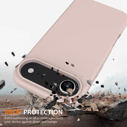 For iPhone Air Shockproof Silicone Magsafe Phone Case(Sand Pink) - iPhone Air Cases by buy2fix | Online Shopping UK | buy2fix