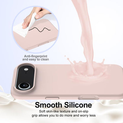 For iPhone Air Shockproof Silicone Magsafe Phone Case(Sand Pink) - iPhone Air Cases by buy2fix | Online Shopping UK | buy2fix