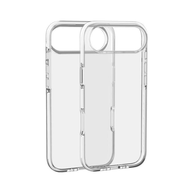 For iPhone Air Two-color Shockproof High Transparency TPU Phone Case(White) - iPhone Air Cases by buy2fix | Online Shopping UK | buy2fix