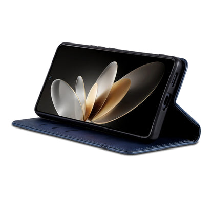 For Xiaomi Redmi K70/K70 Pro AZNS Magnetic Calf Texture Flip Leather Phone Case(Dark Blue) - Xiaomi Cases by AZNS | Online Shopping UK | buy2fix