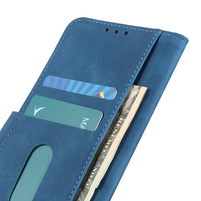 For iPhone 16 Pro KHAZNEH Retro Texture Leather Phone Case(Blue) by buy2fix