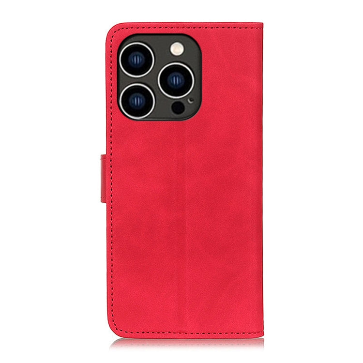 For iPhone 16 Pro KHAZNEH Retro Texture Leather Phone Case(Red) by buy2fix