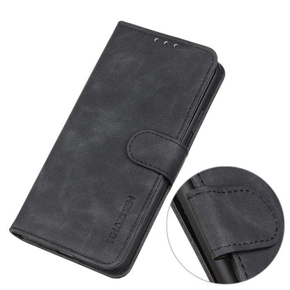For iPhone Air KHAZNEH Retro Texture Leather Phone Case(Black) - iPhone Air Cases by buy2fix | Online Shopping UK | buy2fix