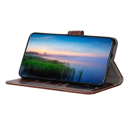 For iPhone 16e Retro Crazy Horse Texture Horizontal Flip Leather Phone Case(Brown) by buy2fix