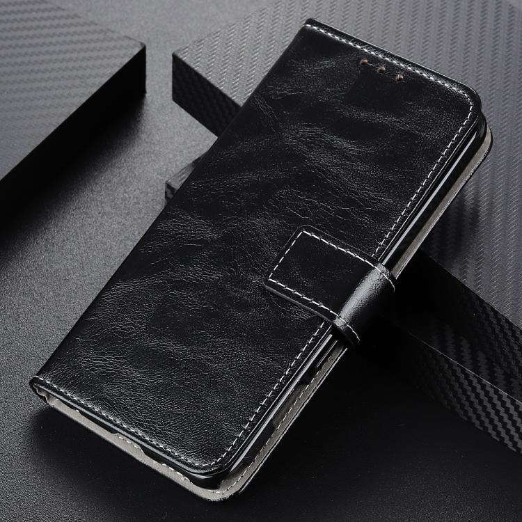 For iPhone Air Retro Crazy Horse Texture Horizontal Flip Leather Phone Case(Black) - iPhone Air Cases by buy2fix | Online Shopping UK | buy2fix