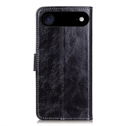 For iPhone Air Retro Crazy Horse Texture Horizontal Flip Leather Phone Case(Black) - iPhone Air Cases by buy2fix | Online Shopping UK | buy2fix