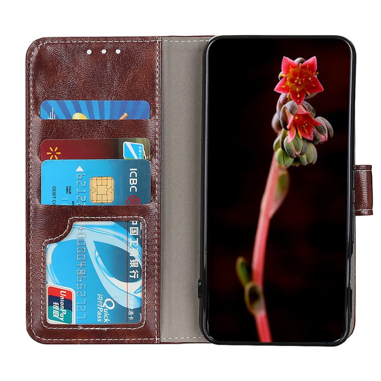 For iPhone Air Retro Crazy Horse Texture Horizontal Flip Leather Phone Case(Brown) - iPhone Air Cases by buy2fix | Online Shopping UK | buy2fix
