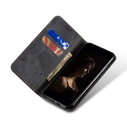 For vivo X100 Denim Texture Flip Leather Phone Case(Black) - vivo Cases by imak | Online Shopping UK | buy2fix