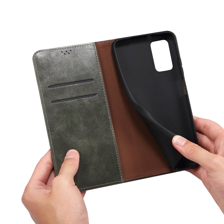For vivo X100 Oil Wax Crazy Horse Texture Leather Phone Case(Green) - vivo Cases by imak | Online Shopping UK | buy2fix