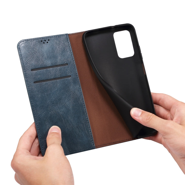 For vivo X100 Oil Wax Crazy Horse Texture Leather Phone Case(Blue) - vivo Cases by imak | Online Shopping UK | buy2fix