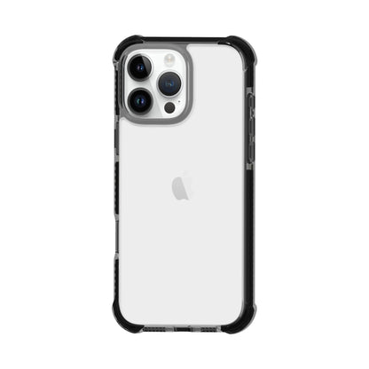 For iPhone 16 Pro Four-corner Shockproof TPU Hybrid Acrylic Phone Case(Black) by buy2fix