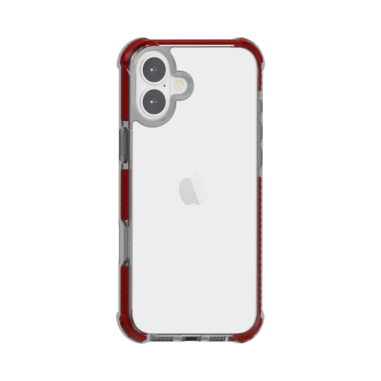 For iPhone 16 Plus Four-corner Shockproof TPU Hybrid Acrylic Phone Case(Brown) - iPhone 16 Plus Cases by buy2fix | Online Shopping UK | buy2fix