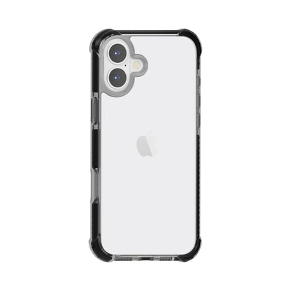 For iPhone 16 Plus Four-corner Shockproof TPU Hybrid Acrylic Phone Case(Black) - iPhone 16 Plus Cases by buy2fix | Online Shopping UK | buy2fix