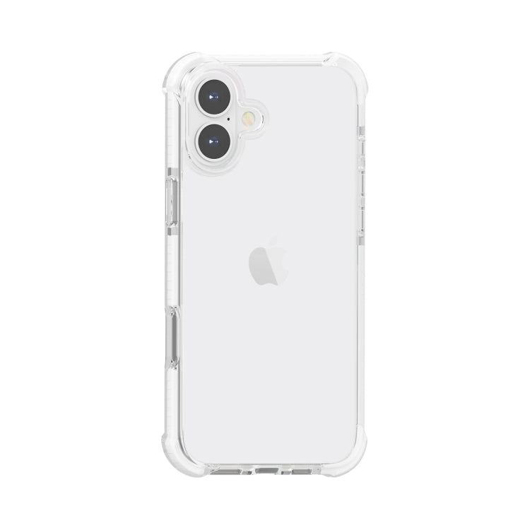 For iPhone 16 Plus Four-corner Shockproof TPU Hybrid Acrylic Phone Case(Transparent) - iPhone 16 Plus Cases by buy2fix | Online Shopping UK | buy2fix